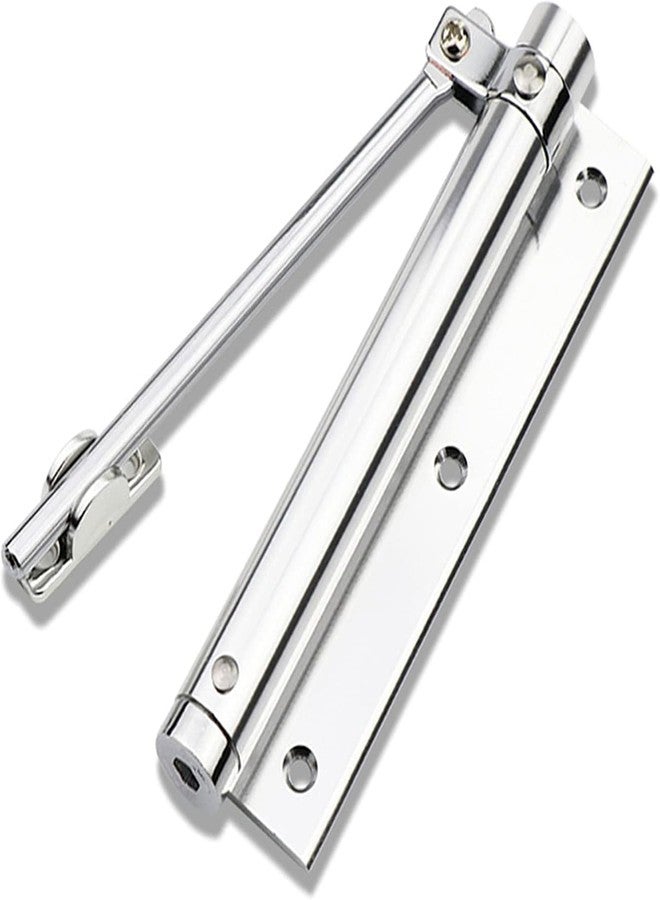 SIMESTICH Adjustable Spring Door Closer - Surface Mounted Automatic Door Closer for Residential & Commercial Use - Soft & Quiet Closing for Lightweight Doors - Image 1
